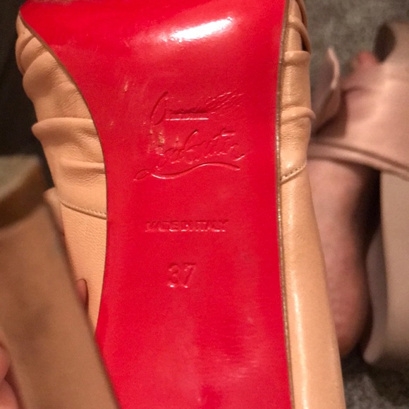 Christian Louboutin Nude Heels - Picture 3 of 5